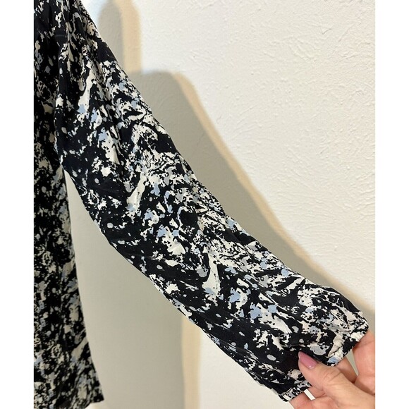 Anthropologie Size S Colorful Tolani Silk Blouse Boho Art to Wear Office - Picture 5 of 10